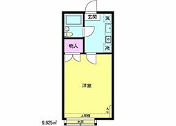 フラワーハイツ葛西A 1階1Kの間取り