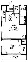 パークマンション 1LDKの間取図画像