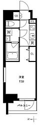 アーバンパーク浅草2 1Kの間取図画像
