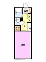 セジュール江陽 206 ｜ 新潟県長岡市江陽１丁目3-28（賃貸アパート1K・2階・22.77㎡） その2