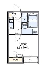 レオネクストカミオンダ 1Kの間取図画像
