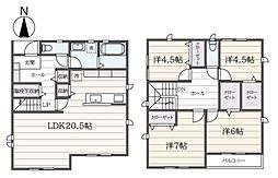 （仮）唐木田1丁目戸建1号棟 4LDKの間取り