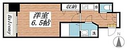 メゾン・ド・ヴィレ芝大門 1Kの間取図画像