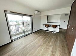 日商岩井国立マンション 7階2LDKのリビング/ダイニング