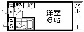 ドミールキタヤマ  ｜ 大阪府枚方市長尾家具町５丁目（賃貸マンション1K・2階・19.00㎡） その2