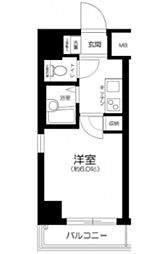 プレール・ドゥーク大森 1Kの間取図画像