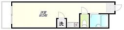 アーバンヒルズ東長崎 ワンルームの間取図画像