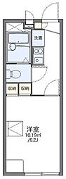 レオパレスＫＯＩＺＵＭＩ 1階1Kの間取り