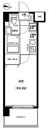 グランフォース西川口 1Kの間取図画像