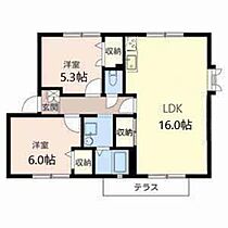 高岡ハイツ1・2・3． 1101 ｜ 大阪府交野市星田７丁目24-1（賃貸アパート2LDK・1階・61.28㎡） その2