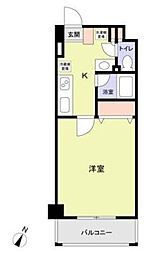 PARKSQUARE与野 1Kの間取図画像