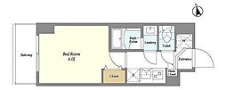 Augusta Residence大森 1Kの間取図画像