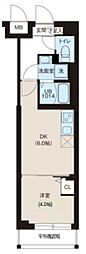 REONE宮崎台 1DKの間取図画像