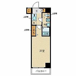 東京メトロ東西線 木場駅 徒歩7分の賃貸マンション 6階1Kの間取り