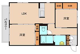 パステルコート 202 ｜ 千葉県市川市原木１丁目21-4（賃貸アパート2LDK・2階・54.67㎡） その2