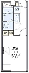 レオパレス桜丘第2 1Kの間取図画像