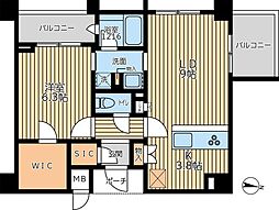 ＣＩＴＹ　ＳＰＩＲＥ　池上 2階1LDKの間取り