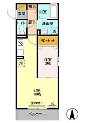 間取図画像 1LDK