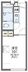 レオパレスM・B・M 1Kの間取図画像