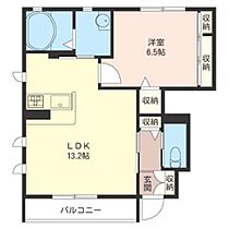 グランシャリオＣ 00101 ｜ 茨城県土浦市真鍋６丁目29-24（賃貸アパート1LDK・1階・47.61㎡） その2