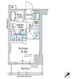 パークアクシス西巣鴨 1Kの間取図画像