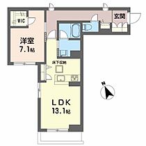 シャーメゾンＧＭ 101 ｜ 宮城県仙台市宮城野区福田町１丁目14-5（賃貸マンション1LDK・1階・55.56㎡） その2