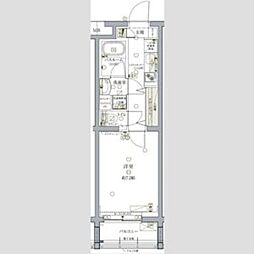 クレヴィスタ池袋ウエスト 1Kの間取図画像