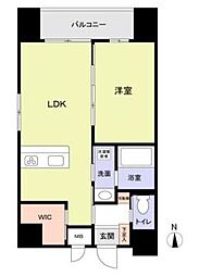 TAZBuliding 1LDKの間取図画像