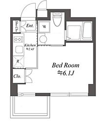 サムティレジデンス浦安 2階1Kの間取り