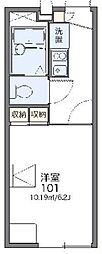 レオパレス上大岡東 1Kの間取図画像