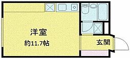 Magnoliaコート ワンルームの間取図画像