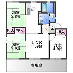 間取図画像 3LDK