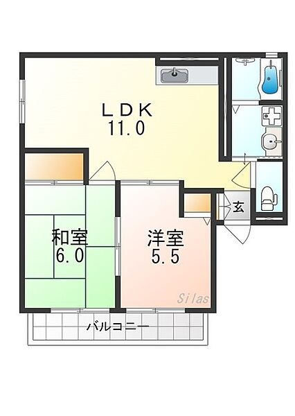 画像2:間取図