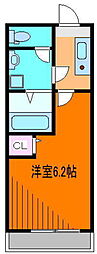 グランフェリオ本厚木 1Kの間取図画像