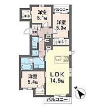 フェリシード　ｆ 00202 ｜ 神奈川県横浜市鶴見区馬場２丁目22-18（賃貸アパート3LDK・2階・75.62㎡） その2