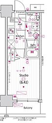 ガーラ・グランディ川口並木 1Kの間取図画像
