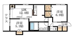 ＦＬＯＷＥＲ　ＦＩＥＬＤＳ　ＫＡＳＨＩＷＡ 1階/101