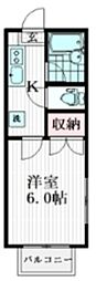 間取図画像 1K