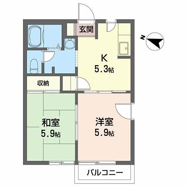 画像2:間取図