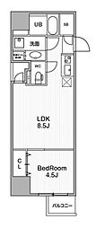 URBANFLATSIkebukuroPremium 1LDKの間取図画像