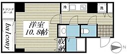 メゾン・ド・ヴィレ八丁堀 1Kの間取図画像