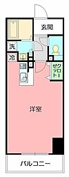 エテルナ 1Kの間取図画像