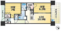 プライムメイツアスタ 2LDKの間取図画像