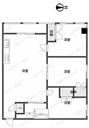 間取図画像 3LDK