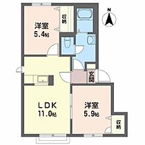 ディアス造道 201 ｜ 青森県青森市造道２丁目3-12（賃貸アパート2LDK・2階・50.20㎡） その2