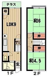 メゾン青葉 2LDKの間取図画像