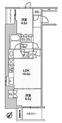 WORVE横浜伊勢佐木町 2LDKの間取図画像