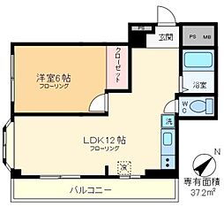 パウゼ 1LDKの間取図画像