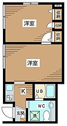 SKCUBE 2Kの間取図画像