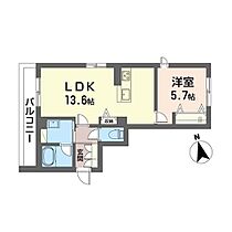 ココン市川 00203 ｜ 千葉県市川市市川２丁目15-6（賃貸マンション1LDK・2階・45.34㎡） その2